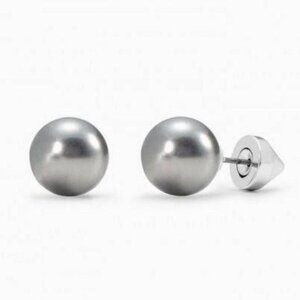 💜 STELLA & DOT Reversible Pearl & Silver Spike Studs